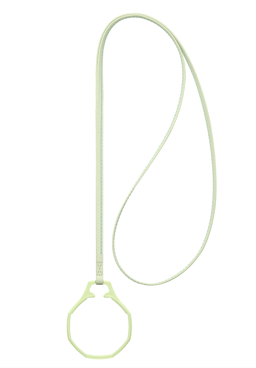 ROYAL POP / LEATHER LANYARD BLAUE ACHT