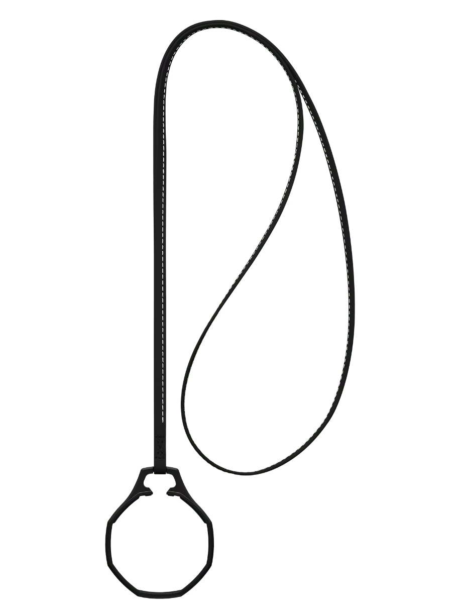 ROYAL POP / LEATHER LANYARD OCHO NEGRO