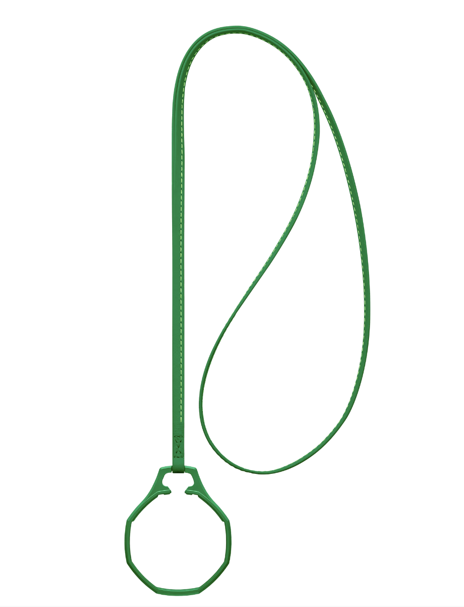 ROYAL POP / LEATHER LANYARD GREEN EIGHT